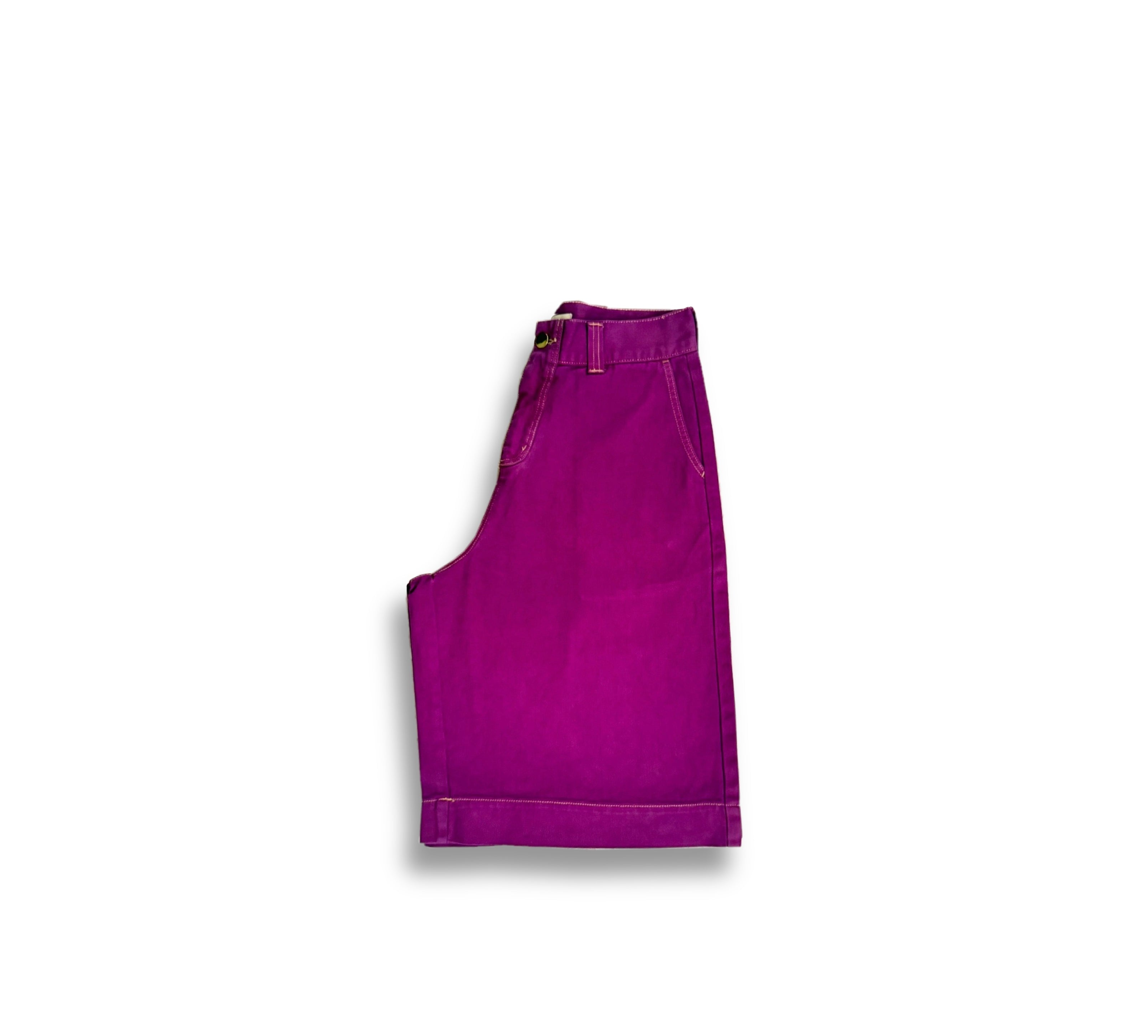 Twill Baggy Jorts (Ube Purple)