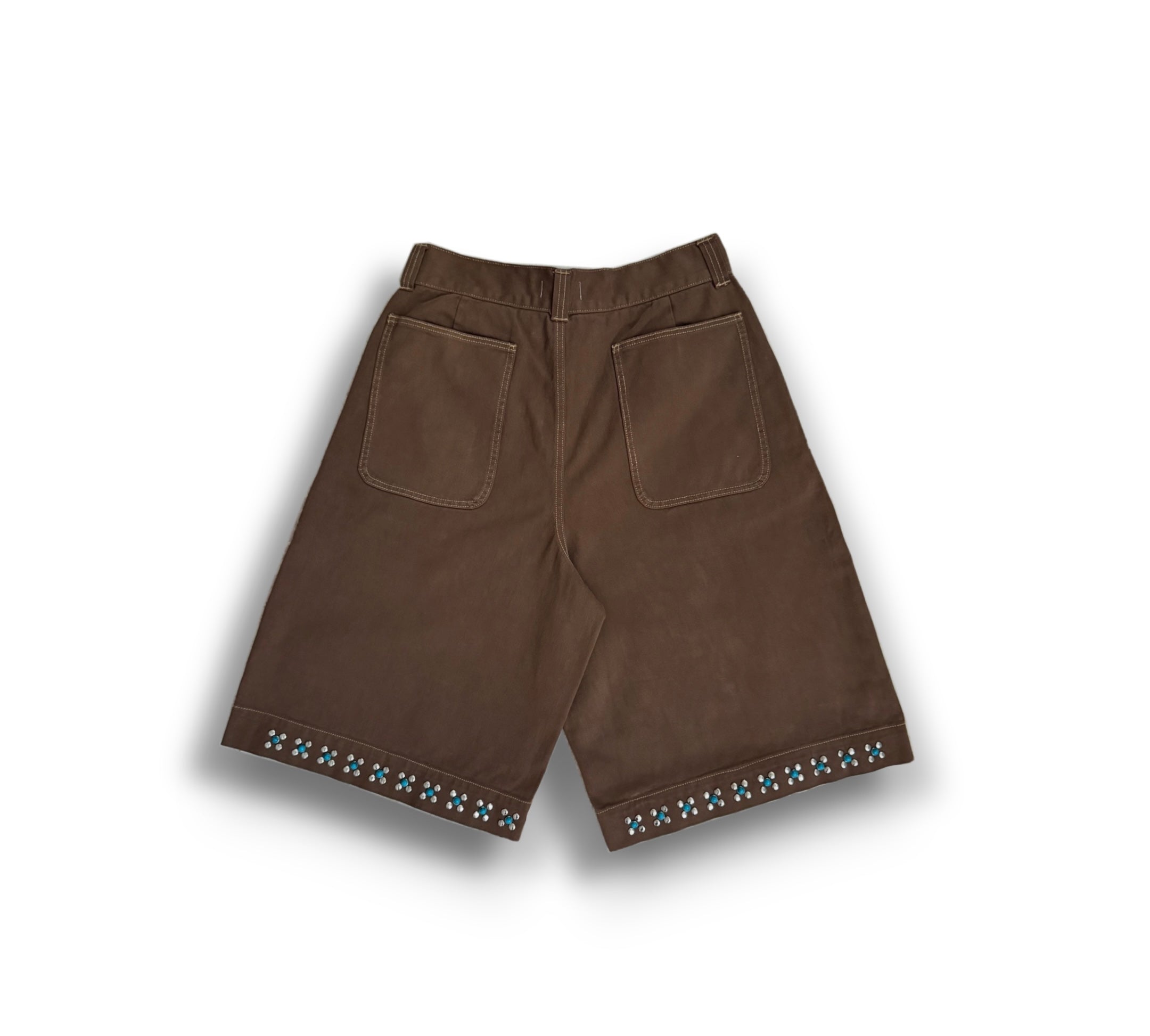 Twill Baggy Jorts (Brownie Brown)