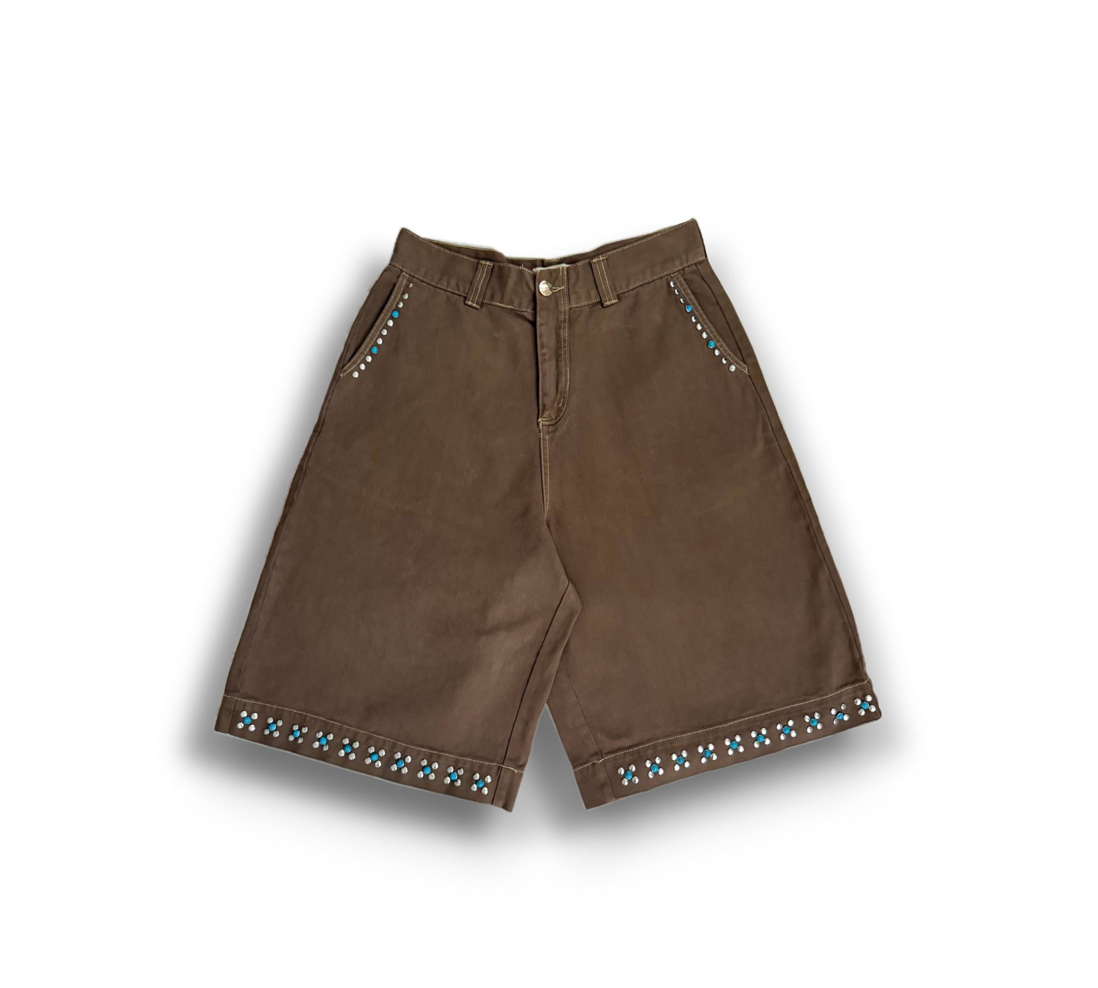 Twill Baggy Jorts (Brownie Brown)